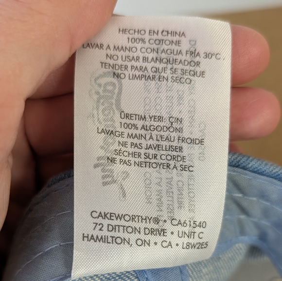 Cakeworthy Nickelodeon Rug Rats Reptar Bar Denim Strapback Ball Cap - Picture 9 of 14